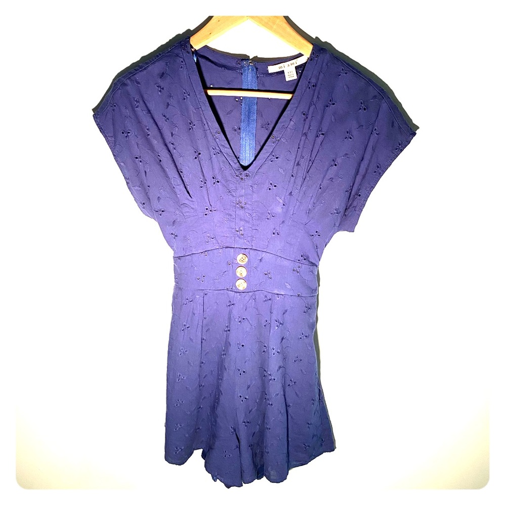Eyelet Jumper (Dark Blue)